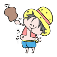 [LINEスタンプ] ONE PIECEほんわかスタンプ