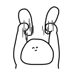 [LINEスタンプ] うさぎがうるせぇ