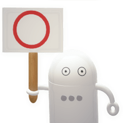 [LINEスタンプ] 3D古典的ロボット（英語バージョン）