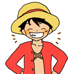 [LINEスタンプ] ONE PIECEスタンプ(とかさち)