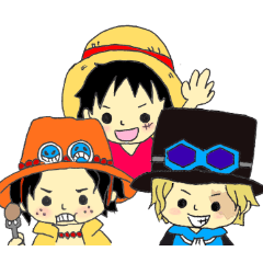 [LINEスタンプ] ONE PIECE いろいろキャラ