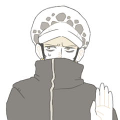 [LINEスタンプ] ONE PIECE ハートの海賊団旗揚げ組