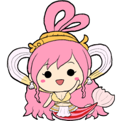 [LINEスタンプ] モエギいろのしらほし姫ONE PIECEスタンプ