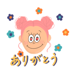 [LINEスタンプ] ヘルシーガールのdaily stickers