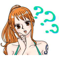 [LINEスタンプ] ONE PIECE女性キャラのかわいいスタンプ