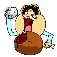 [LINEスタンプ] ONE PIECE スタンプ 大好き