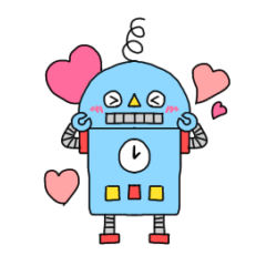 [LINEスタンプ] ロボットのローボ