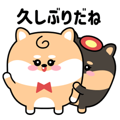 [LINEスタンプ] はつらつとした子犬、ルヂとルー(jp.ver)