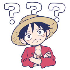 [LINEスタンプ] ONE PIECE ルフィ詰め