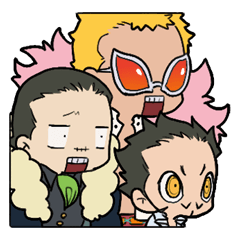 [LINEスタンプ] ONE PIECE - ドとミとク