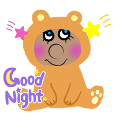 [LINEスタンプ] 黒肌キャラシリーズ1