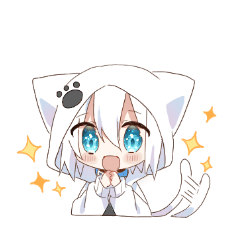 [LINEスタンプ] 日常会話 猫耳フードの男の子