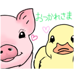 [LINEスタンプ] ぶぅとぴぃ①