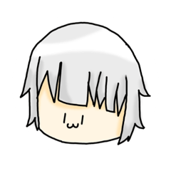 [LINEスタンプ] まっしろましろのアホ顔特集