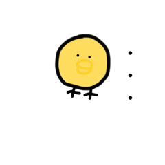 [LINEスタンプ] ひよこちゃん（ピーピー）