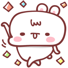 [LINEスタンプ] ウサギのデレッチョの毎日スタンプ