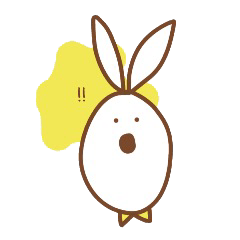 [LINEスタンプ] むくちうさぎ