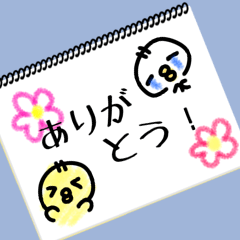 [LINEスタンプ] お絵描きもふひよこの日常スタンプ