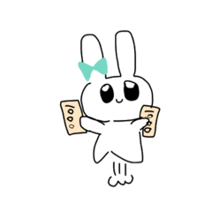 [LINEスタンプ] かわいいみんなのうさぎ