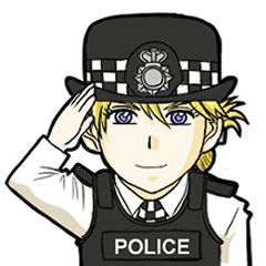 [LINEスタンプ] イギリスのおまわりさん1