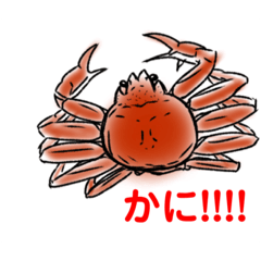 [LINEスタンプ] かにすたんぷ。