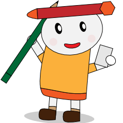 [LINEスタンプ] ペンガール「ペンシェルちゃん」