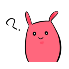 [LINEスタンプ] ぽにぽにしているうさぎスタンプ