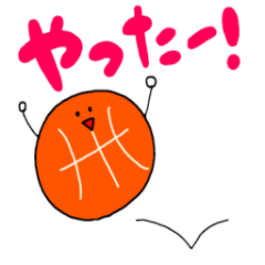 [LINEスタンプ] ゆるゆるバスケットボール