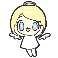 [LINEスタンプ] てんしとあくまの女の子