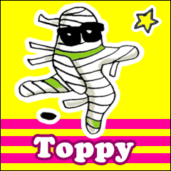 [LINEスタンプ] かえるのTOPPYたちの使える40会話集第3弾