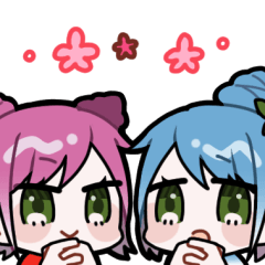 [LINEスタンプ] 雪ちゃんと祭ちゃんスタンプ