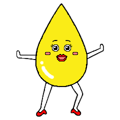 [LINEスタンプ] オイリー（椿油の妖精）