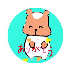 [LINEスタンプ] かわいいハムリススタンプ