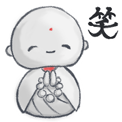 [LINEスタンプ] かわいいじぞーくん