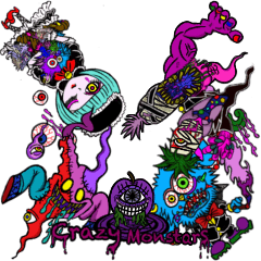 [LINEスタンプ] CrazyMonstarS  第3弾