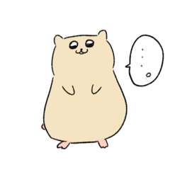 [LINEスタンプ] キンクマハムスターころすけスタンプ