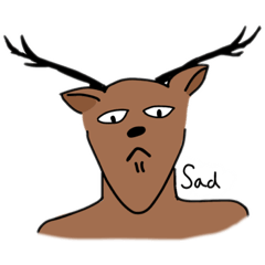 [LINEスタンプ] けシカらんシカ
