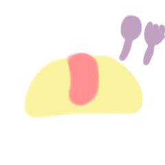 [LINEスタンプ] たべ。もの