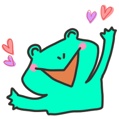[LINEスタンプ] 毎日使えそうなカエルのスタンプ