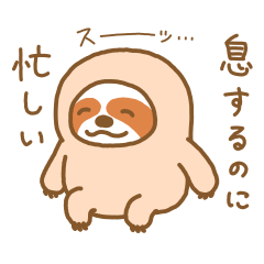 [LINEスタンプ] ナマケモノとバナナが好きな人のスタンプ1