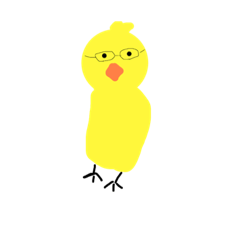 [LINEスタンプ] 少々頭のおかしいヒヨコ