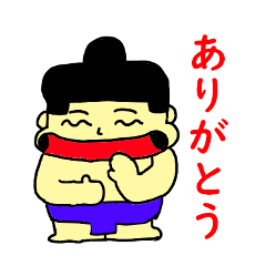 [LINEスタンプ] 力士ちゃん