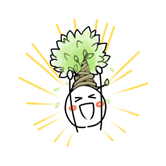 [LINEスタンプ] 木の芽の子スタンプ