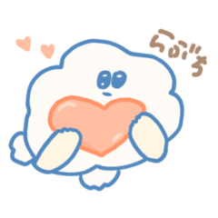 [LINEスタンプ] ふわふわっ子