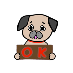 [LINEスタンプ] 日常で使えるパグ