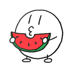 [LINEスタンプ] しらたまの夏。