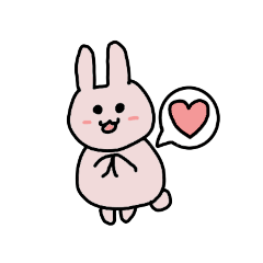 [LINEスタンプ] ラムウサのきもち