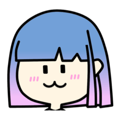 [LINEスタンプ] かわいいおんなのこ＆どうぶつさん