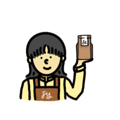 [LINEスタンプ] カフェ店員.2