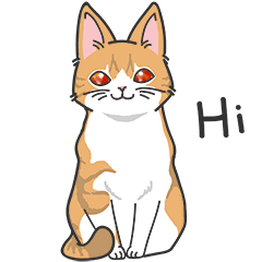 [LINEスタンプ] 猫の狂詩曲-野良猫 